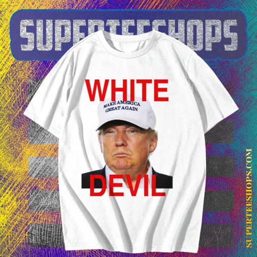 White Devil Donald Trump T-shirt TPKJ1