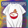 Gingerbread man and milk T Shirt TPKJ1