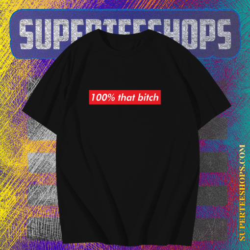 100% That Bitch Box Logo T-Shirt TPKJ1