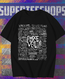 Pierce The Veil lyrics T-shirt TPKJ1
