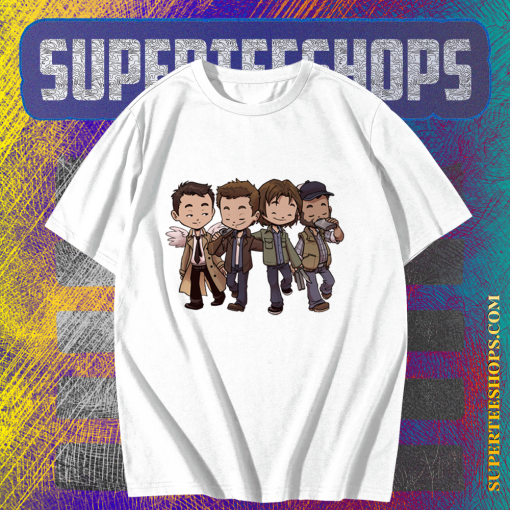 Supernatural Characters Cartoon T-Shirt TPKJ1