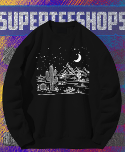 Desert starry night Sweatshirt TPKJ1