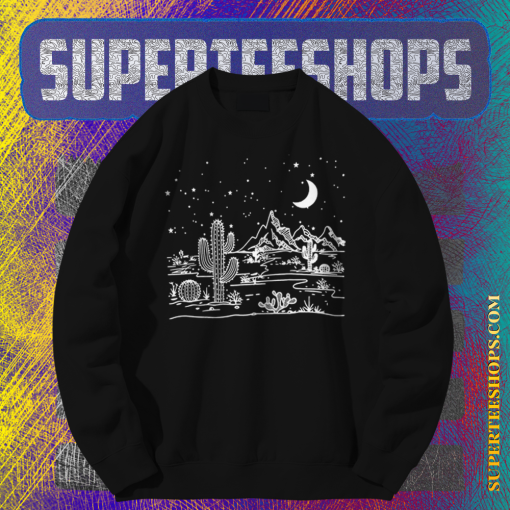 Desert starry night Sweatshirt TPKJ1