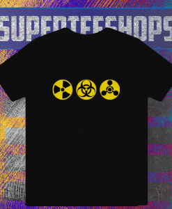 Radioactive Chemical Hazard Biohazard T-Shirt TPKJ1