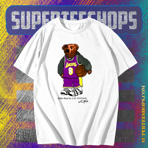 Bear Kobe Bryant T Shirt TPKJ1