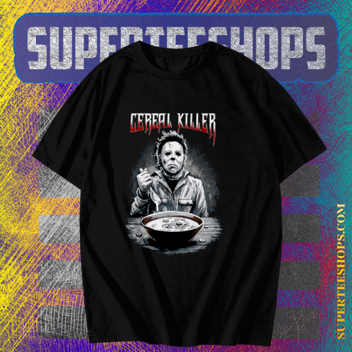 Michael Myers Halloween Cereal Killer T-Shirt TPKJ1