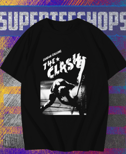 The Clash London Calling Black t shirt TPKJ1