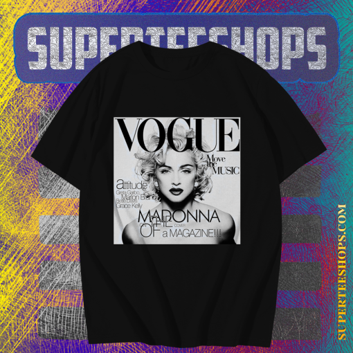 Unisex 80'S Madonna Vogue Short Sleeve T-Shirt TPKJ1