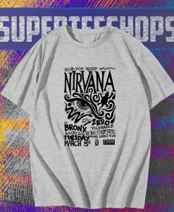 Live Nirvana Concert Chronology T-Shirt TPKJ3