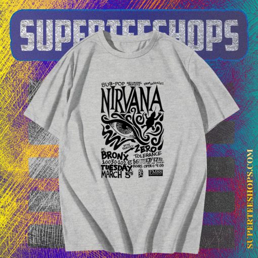 Live Nirvana Concert Chronology T-Shirt TPKJ3