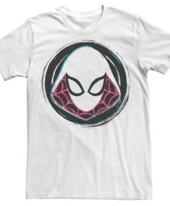 Men's Marvel Spider-Gwen Badge Logo Tee, Size_ Large, White