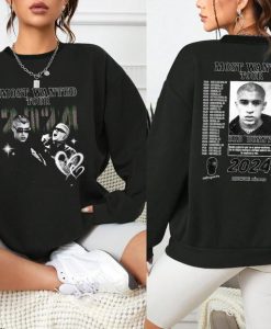 Bad Bunny Most Wanted Tour 2024 Sweatshirt