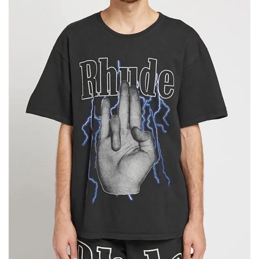 Rhude Shoker Hand Print T-shirt