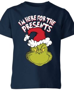 The Grinch Im Here for The Presents T ShirtThe Grinch Im Here for The Presents T Shirt