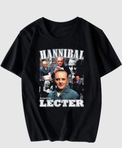 Hannibal Lecter Collage Silence Of The Lambs T-Shirt thd