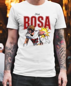 Nick Bosa San Francisco 49ers player football T shirt
