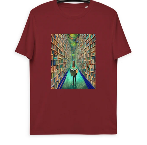 The Library of Time T-Shirt Unisex thd