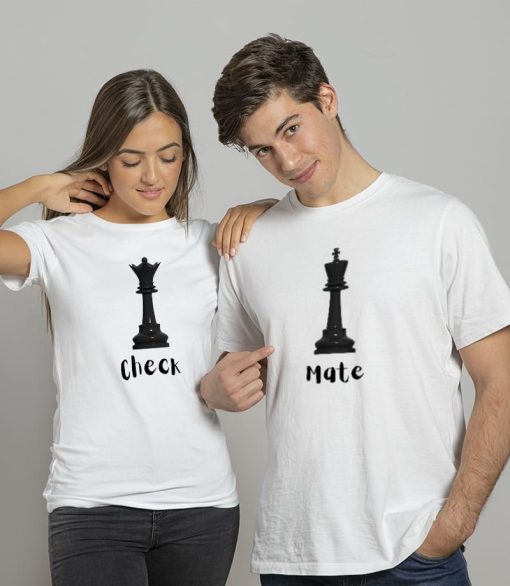 Check Mate Couple T shirt thd