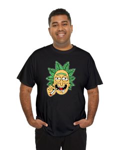 Rick & Morty Smoking Weed TSHIRT THD