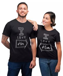 We Are In Love Shirt Couple Him And Her T-shirt thdv