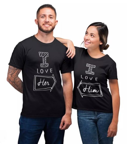 We Are In Love Shirt Couple Him And Her T-shirt thdv